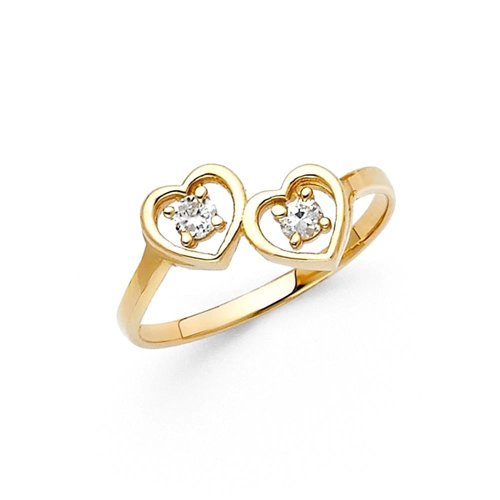 NEW 14K YELLOW GOLD HEART RING - SIZE 7: NEW 14K YELLOW GOLD HEART RING HEART RING NEW 14K YELLOW GOLD WIDTH: 10 mm Average Apx WEIGHT: 1.62 g