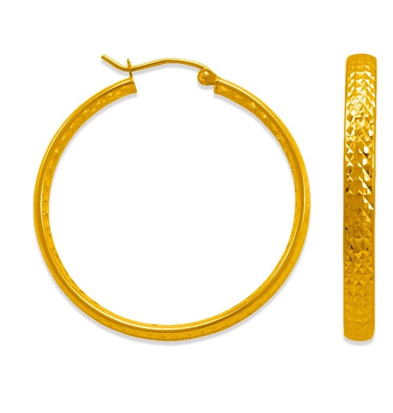NEW 14K YELLOW GOLD 3.8MM FULL D/C TUBE HOOP EARRINGS: NEW 14K YELLOW GOLD 3.8MM FULL D/C TUBE HOOP EARRINGS 3.8MM FULL D/C TUBE HOOP EARRINGS NEW 14K YELLOW GOLD Width: Approx. 3.8mm Apx WEIGHT: 1.6g