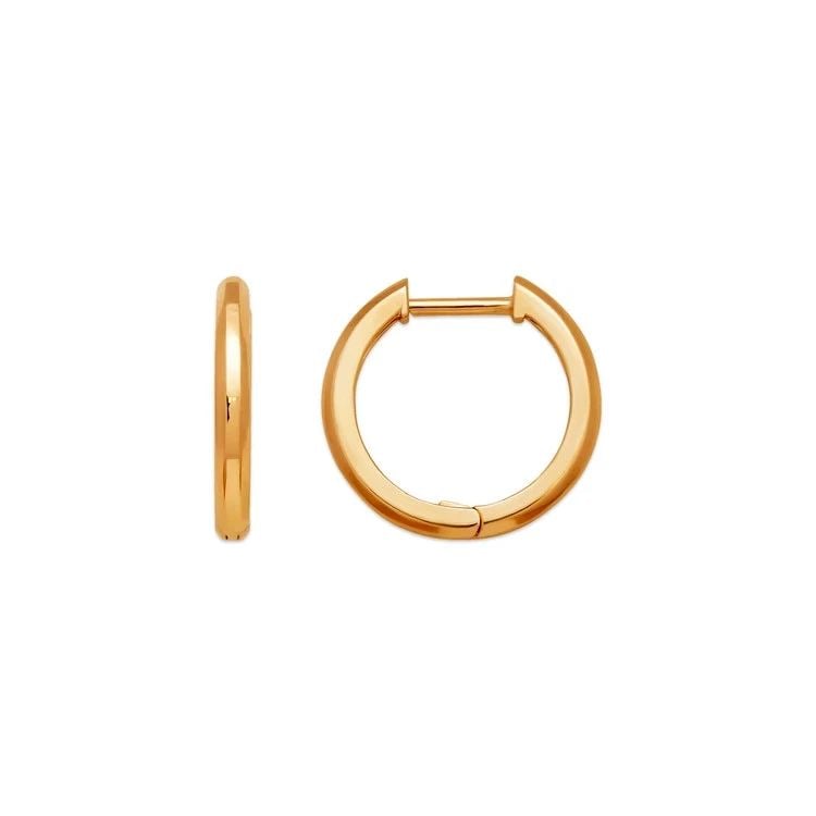 NEW 14K YELLOW GOLD HIGH POLISHED HUGGIE EARRINGS: NEW 14K YELLOW GOLD HIGH POLISHED HUGGIE EARRINGS HIGH POLISHED HUGGIE EARRINGS NEW 14K YELLOW GOLD Width: Approx. 2x14mm Apx WEIGHT: 1.6g