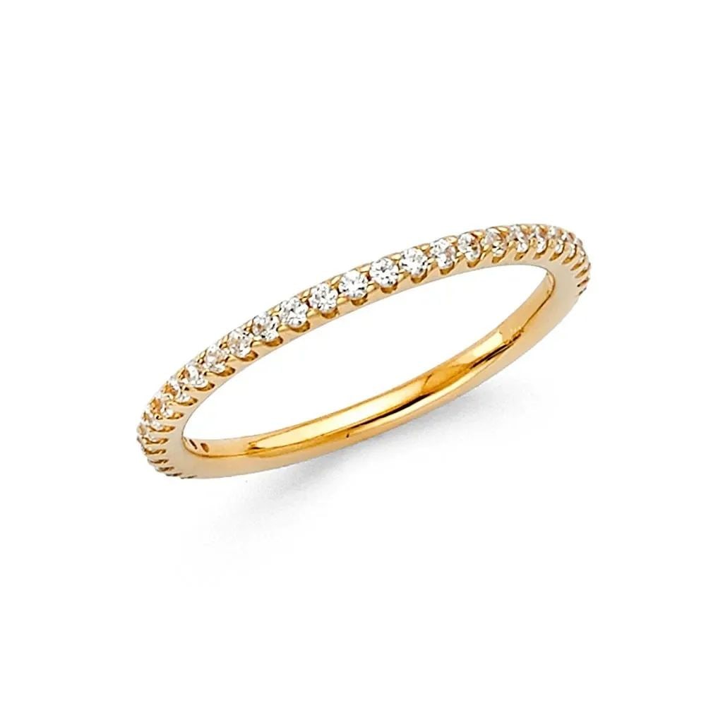 NEW 14K YELLOW GOLD WEDDING BAND -SIZE 7: NEW 14K YELLOW GOLD WEDDING BAND WEDDING BAND NEW 14K YELLOW GOLD WIDTH: 1.5 mm Average Apx WEIGHT: 1.5g