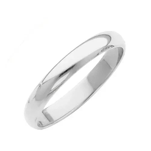 NEW 14K WHITE GOLD 2MM PLAIN WEDDING BAND - SIZE 7: NEW 14K WHITE GOLD 2MM PLAIN WEDDING BAND 2MM PLAIN WEDDING BAND NEW 14K WHITE GOLD WIDTH: 2 mm Apx. WEIGHT: 1.2g