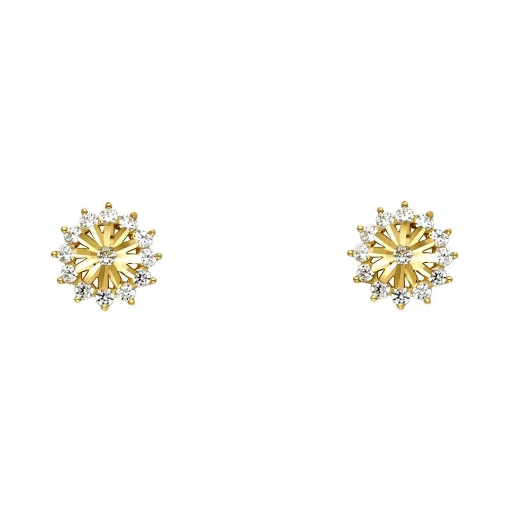 NEW 14K YELLOW GOLD STUD EARRINGS WITH SCREW BACK: NEW 14K YELLOW GOLD STUD EARRINGS WITH SCREW BACK STUD EARRINGS WITH SCREW BACK NEW 14K YELLOW GOLD