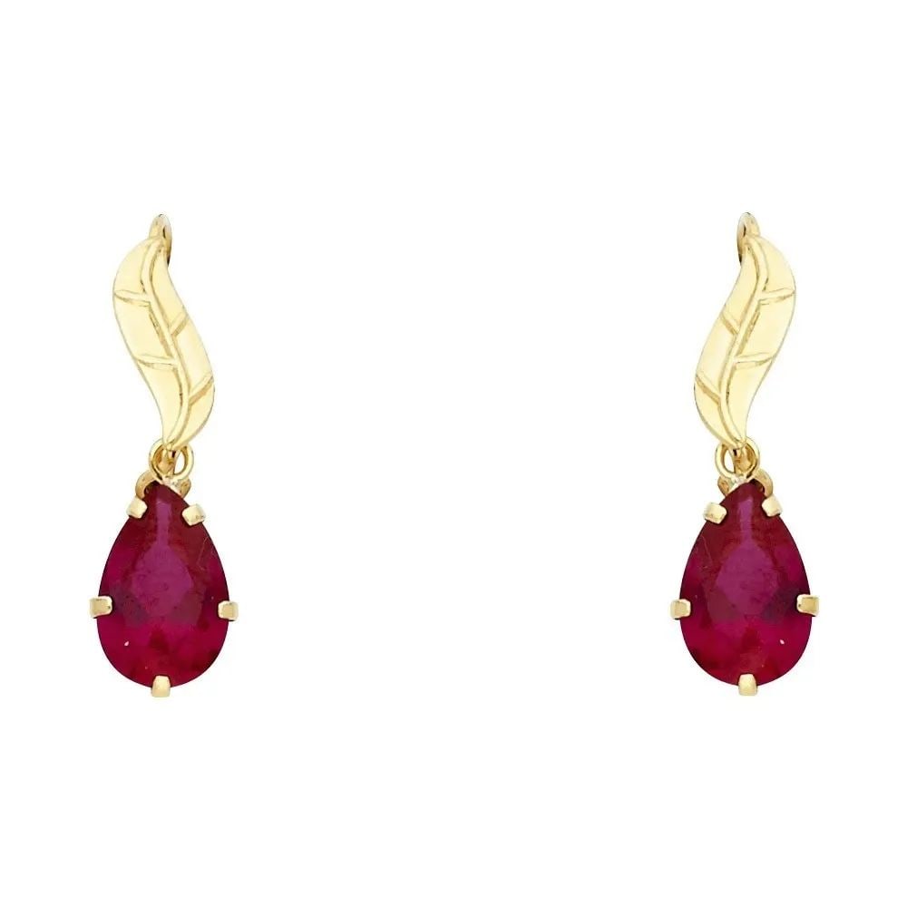 NEW 14K YELLOW GOLD STUD EARRINGS (1 of 2)