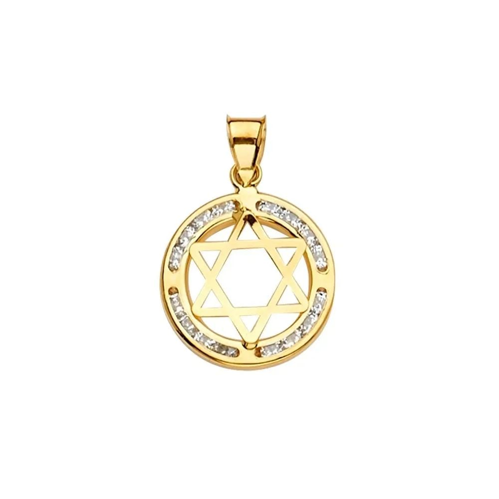 NEW 14K STAR OF DAVID PENDANT (1 of 2)