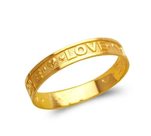 NEW 14K YELLOW GOLD LADIES FILIGREE RING (1 of 2)