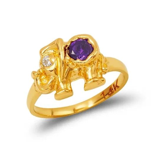 NEW 14K YELLOW GOLD KIDS ELEPHANT RING: NEW 14K YELLOW GOLD KIDS ELEPHANT RING KIDS ELEPHANT RING NEW 14K YELLOW GOLD SIZE Apx: 7mm WEIGHT: 1.3g