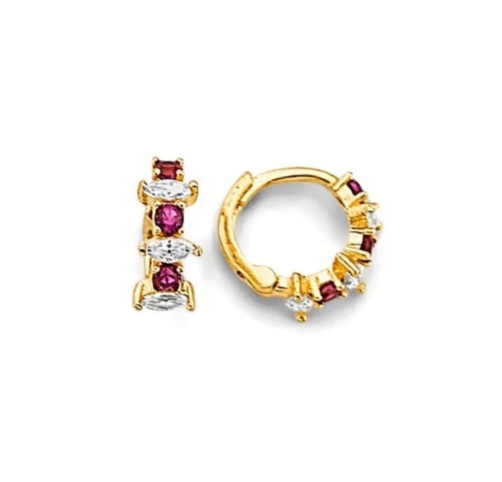 NEW 14K YELLOW GOLD HUGGIES EARRINGS: NEW 14K YELLOW GOLD HUGGIES EARRINGS HUGGIES EARRINGS NEW 14K YELLOW GOLD HEIGHT - 8 mm WIDTH - 8 mm Apx WEIGHT - 0.8 g