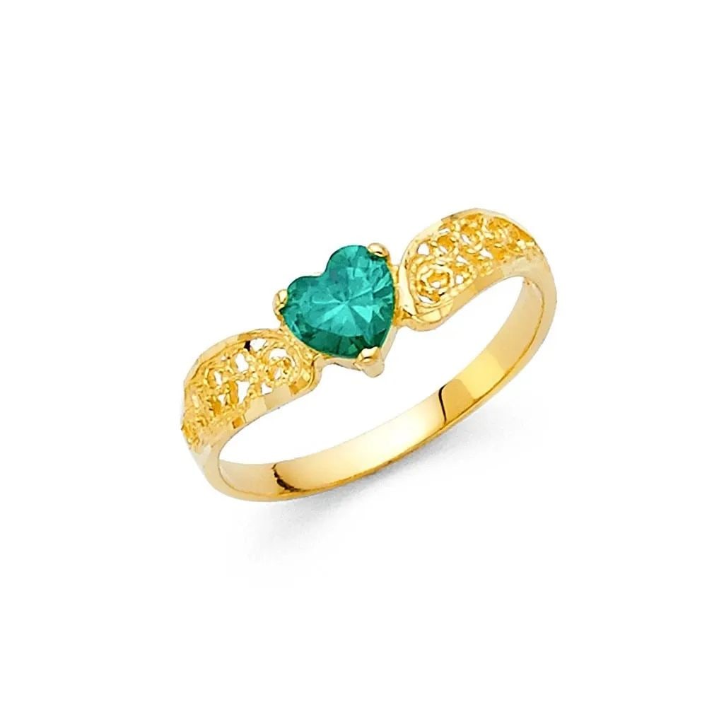NEW 14K YELLOW GOLD LADIES RING (1 of 2)