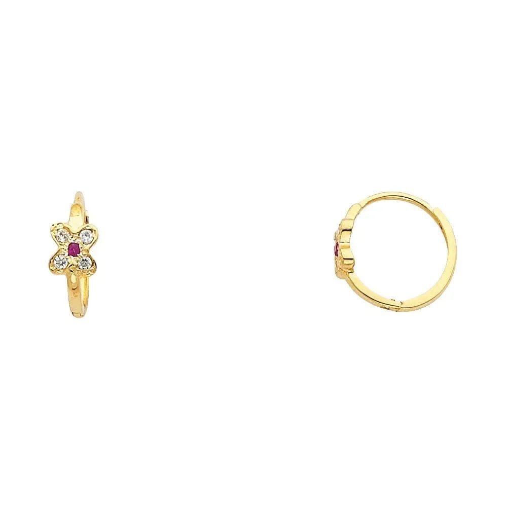 NEW 14K YELLOW GOLD HUGGIES EARRINGS: NEW 14K YELLOW GOLD HUGGIES EARRINGS HUGGIES EARRINGS NEW 14K YELLOW GOLD HEIGHT - 10 mm WIDTH - 10 mm Apx WEIGHT - 0.8 g