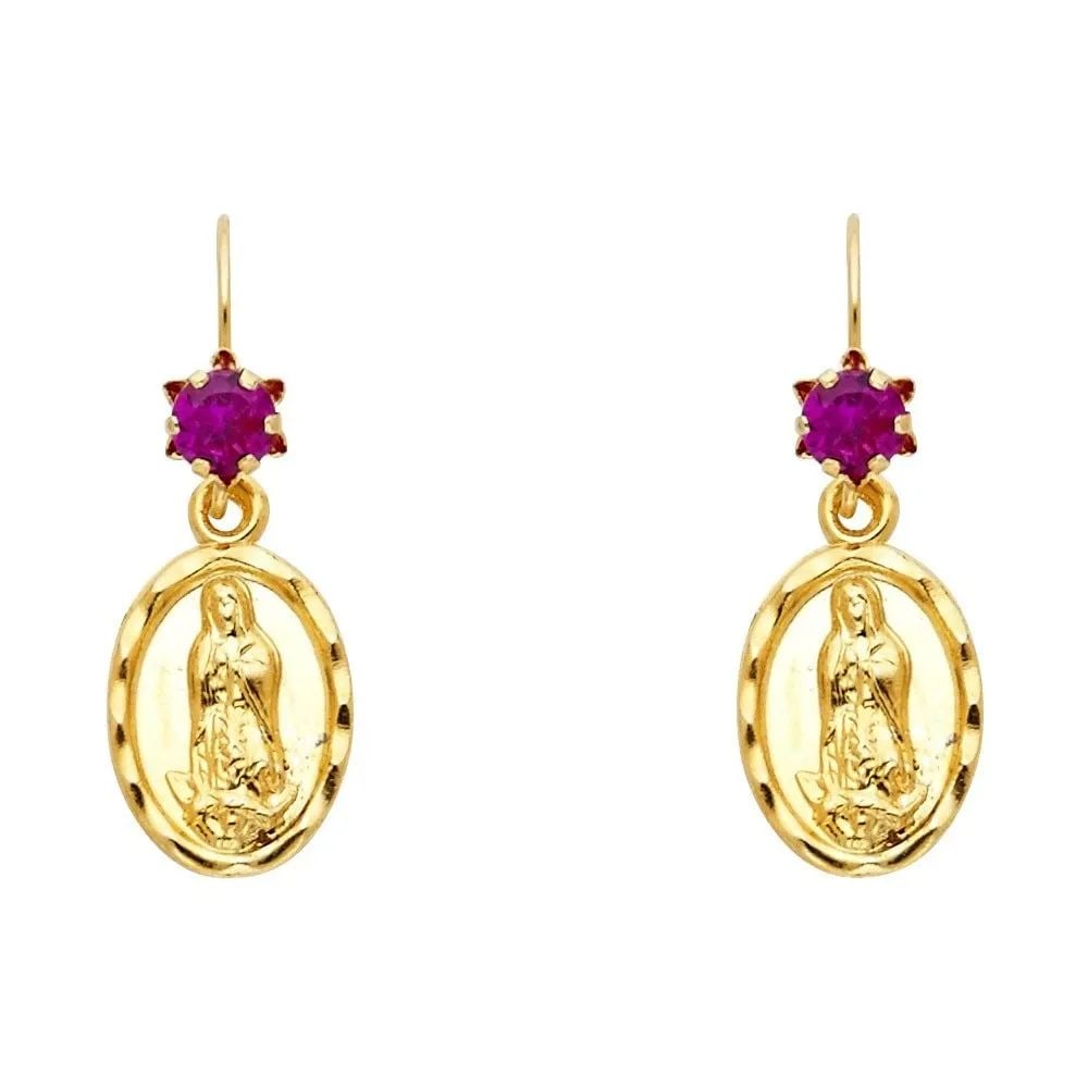 NEW 14K YELLOW GOLD STUD EARRINGS (1 of 2)