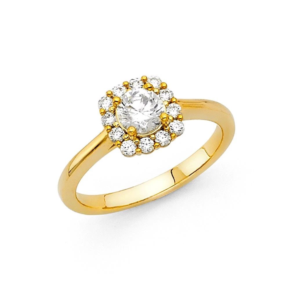 NEW 14K YELLOW GOLD ENGAGEMENT RING: NEW 14K YELLOW GOLD ENGAGEMENT RING ENGAGEMENT RING NEW 14K YELLOW GOLD WIDTH : 1.5 mm WEIGHT : 2.2g