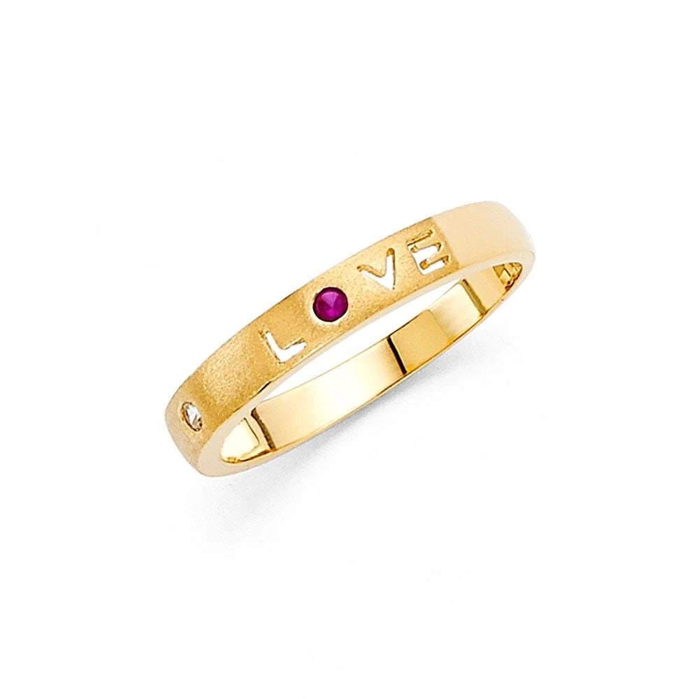 NEW 14K YELLOW GOLD LOVE BAND- SIZE 7: NEW 14K YELLOW GOLD LOVE BAND LOVE BAND NEW 14K YELLOW GOLD WIDTH : 3 mm Average Apx. WEIGHT : 2g
