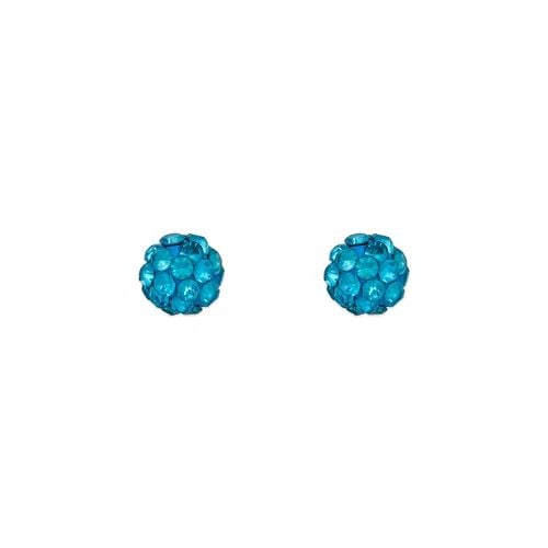 NEW 14K YELLOW GOLD 5MM BLUE BALL ENAMEL STUD EARRINGS: NEW 14K YELLOW GOLD 5MM BLUE BALL ENAMEL STUD EARRINGS 5MM BLUE BALL ENAMEL STUD EARRINGS NEW 14K YELLOW GOLD Width: Approx. 5mm AVERAGE Apx WEIGHT: 2g