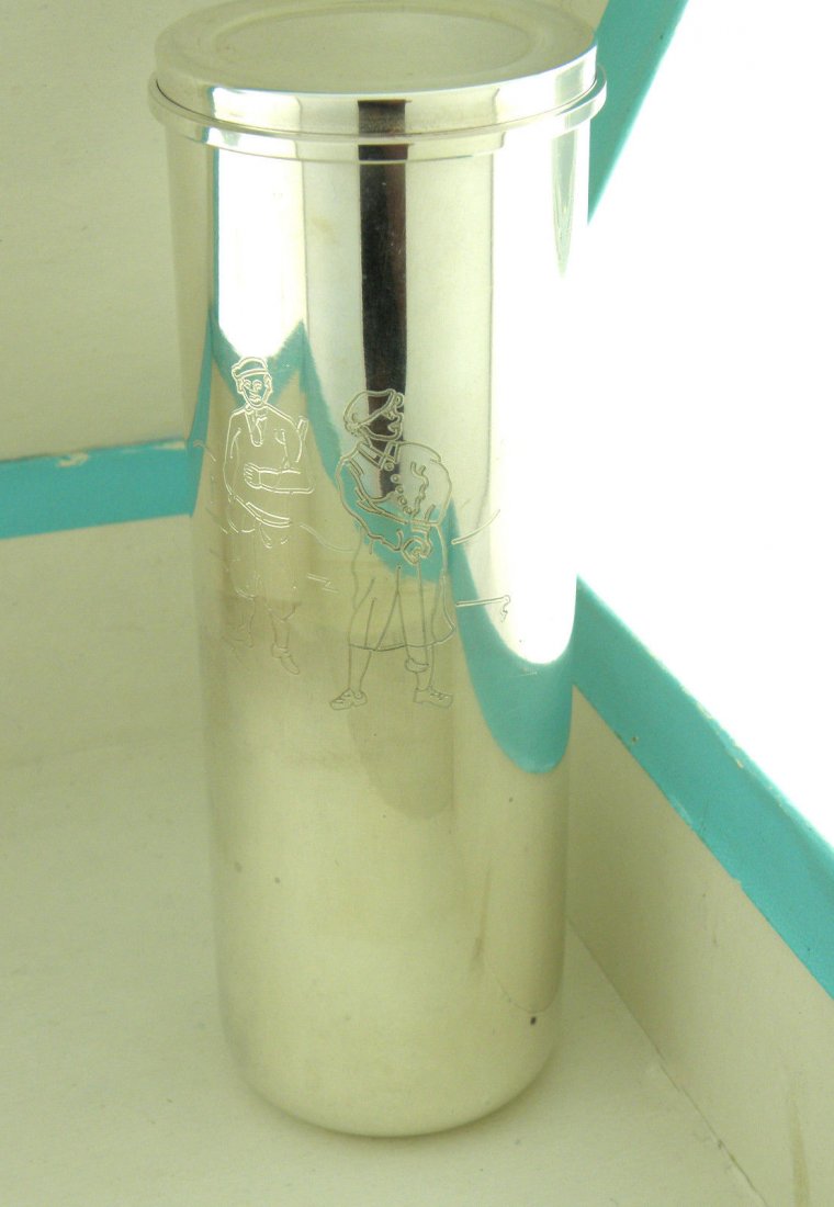 TIFFANY & Co. STERLING SILVER GOLF BALL TUBE 3 BALLS (1 of 3)