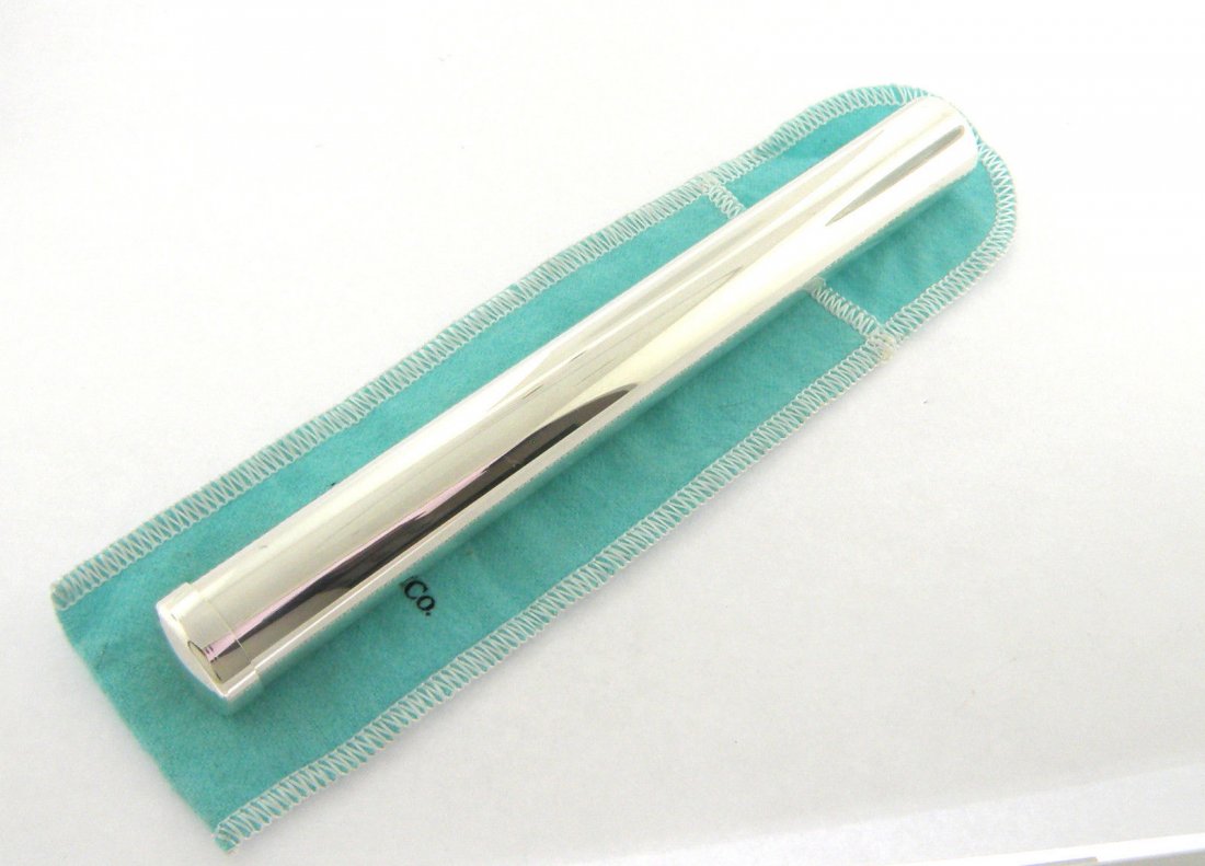 TIFFANY & Co. STERLING SILVER CIGAR HOLDER CASE TUBE (1 of 2)