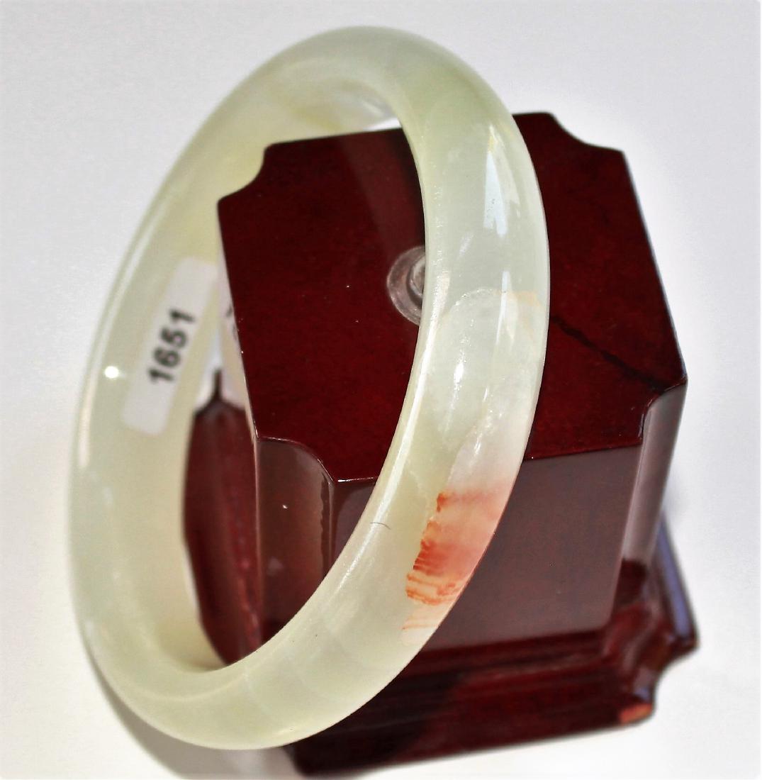 58 MM Natural 100% Jade Jadeite Bangle Bracelet (1 of 2)