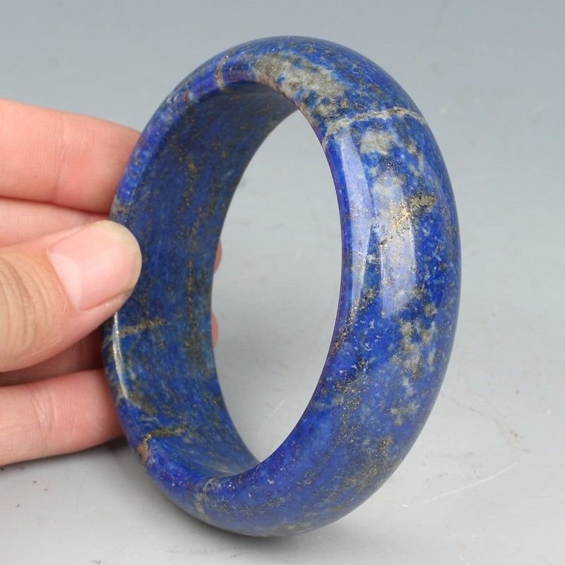 Exquisite Hand-carved lapis lazuli bracelet (1 of 4)