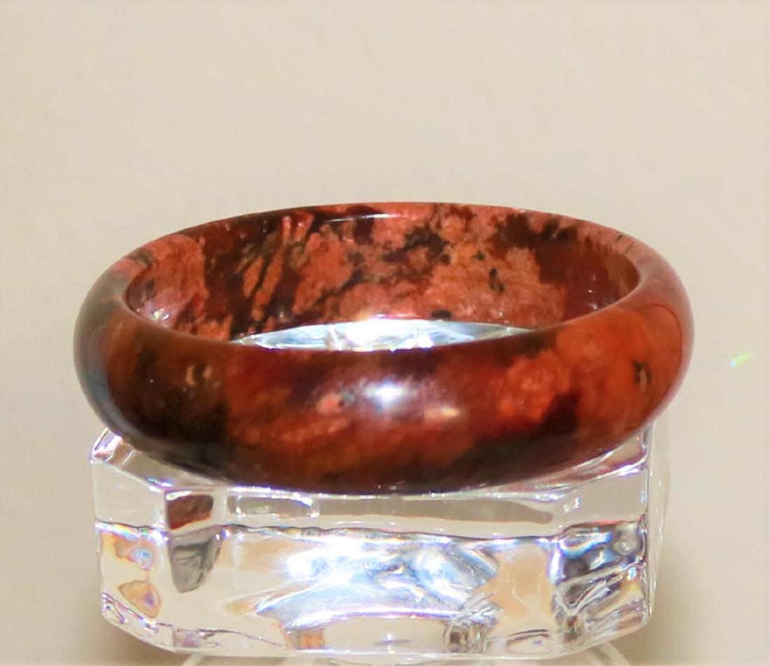 Vintage Chinese antique old natural red jade (1 of 2)