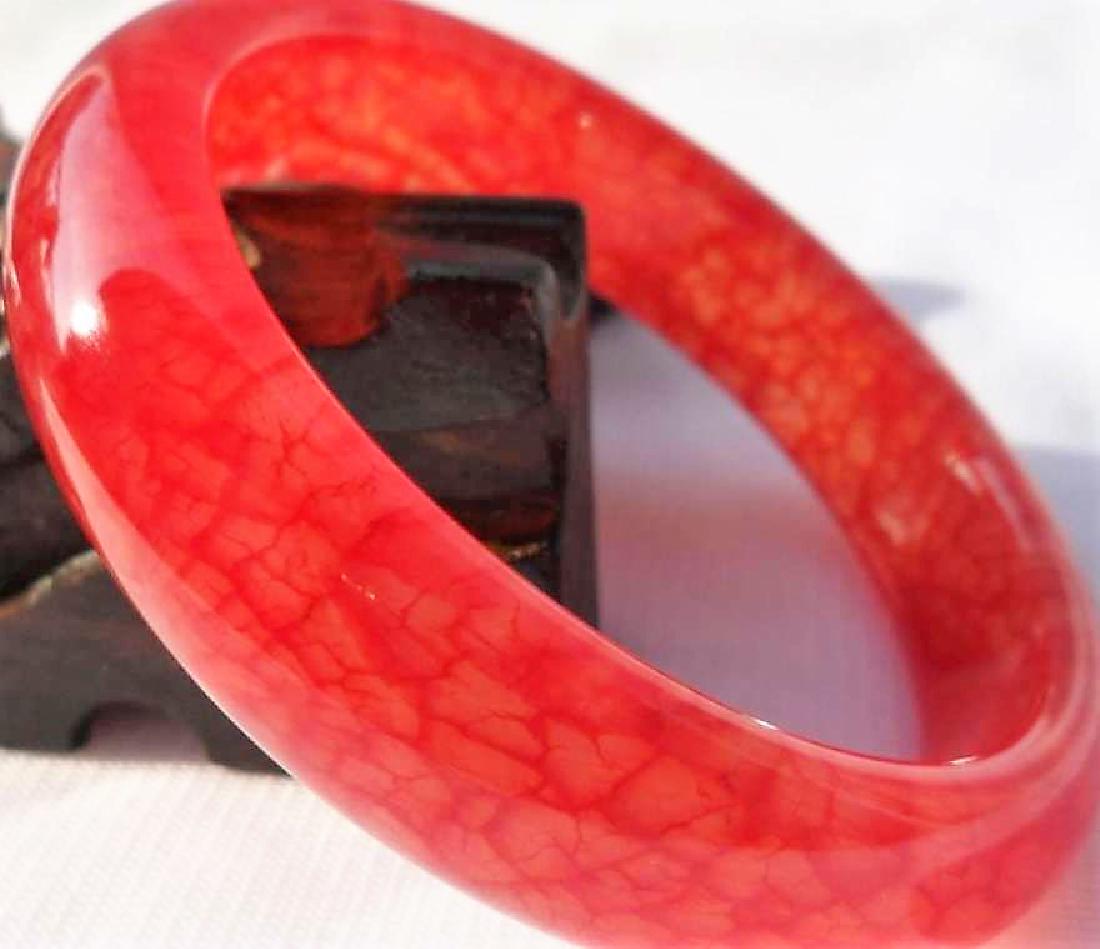 100% natural Chinese Chicken blood jade hand-carved (1 of 2)