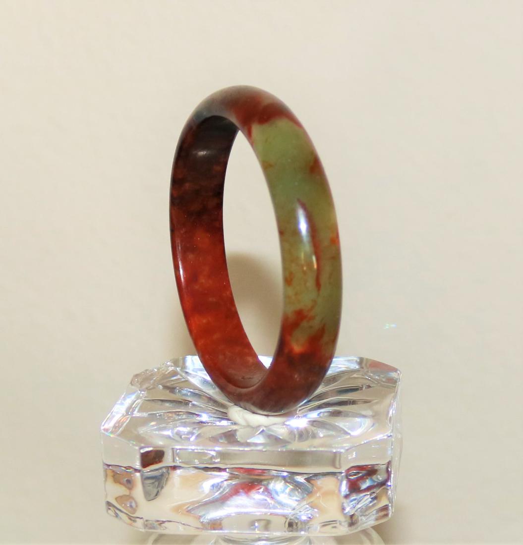 Vintage Chinese antique old natural red jade (1 of 2)