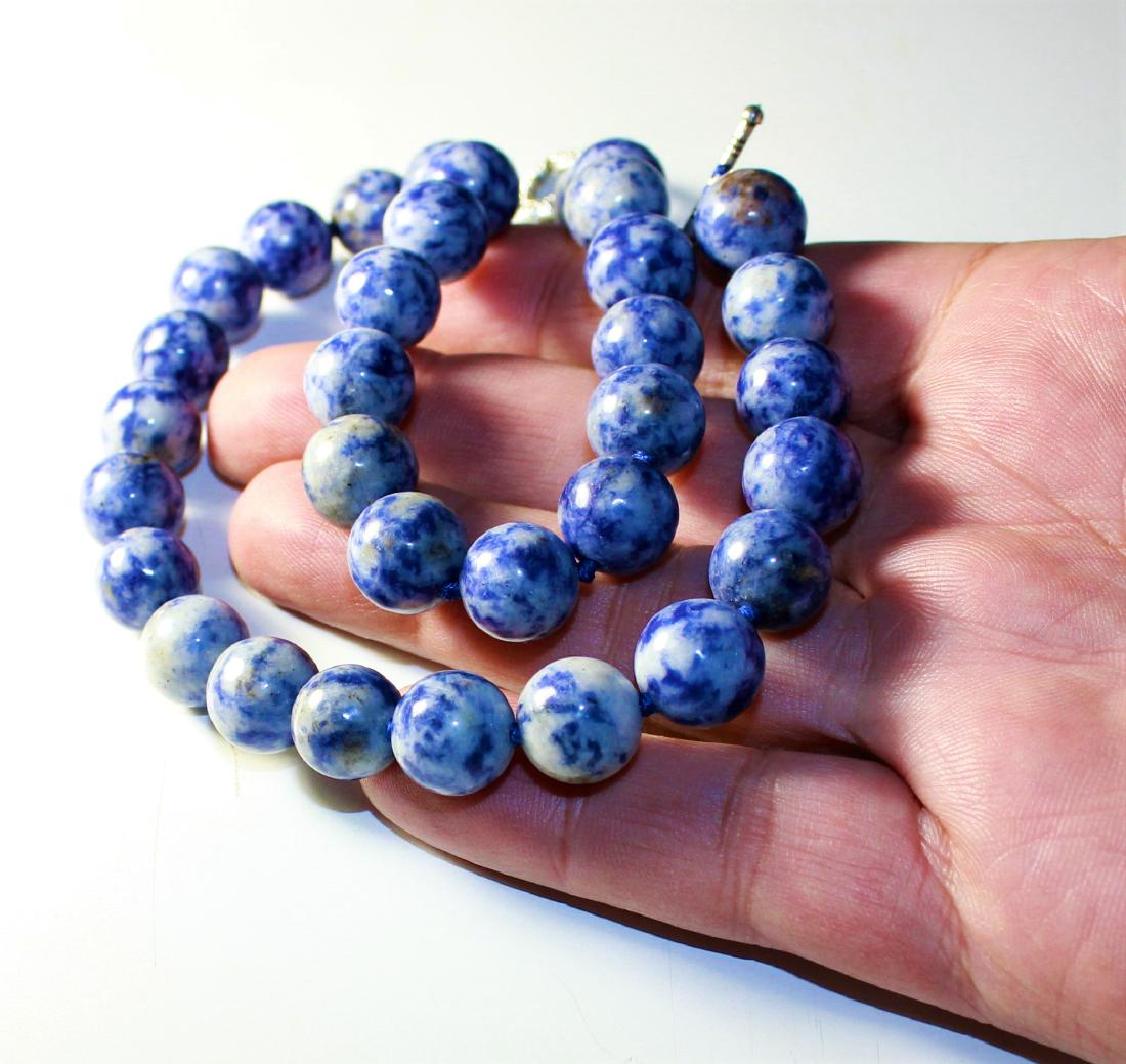 Natural Egyptian 12mm Lapis Lazuli Round Gemstone Bead (1 of 1)