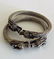 pair Chinese handmade old Tibetan silver bracelet - 2