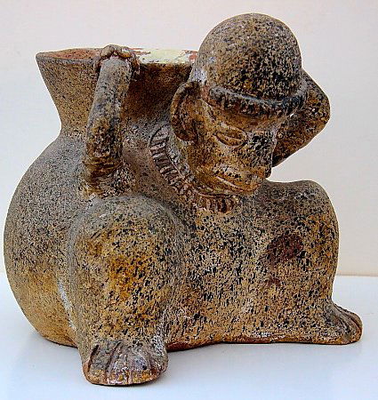 Jalisco Figural Vessel of Male (1 of 3)