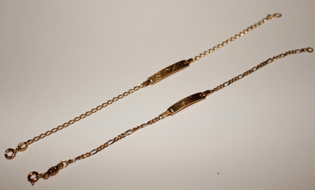 tow Baby Bracelet 18K solid gold (1 of 1)