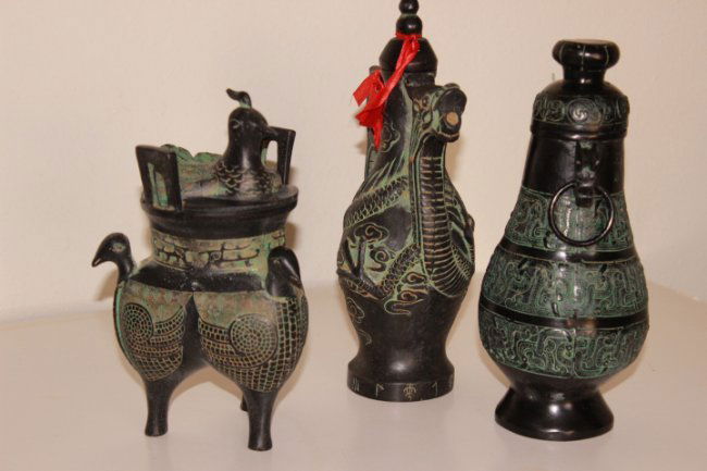 Three Chinese Bronze Vessels (1 of 3)