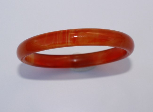 Carved natherl Jadeite Bangle/Bracelet (1 of 2)