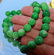 12mm Natural Green Jadeite Jade Loose Beads 15" Strand