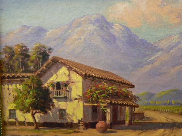 Pair of Oils on Canvas, Alberto Lobos: Pair of Oil on Canvas by Alberto Lobos, signed lower left, 9" x 12".