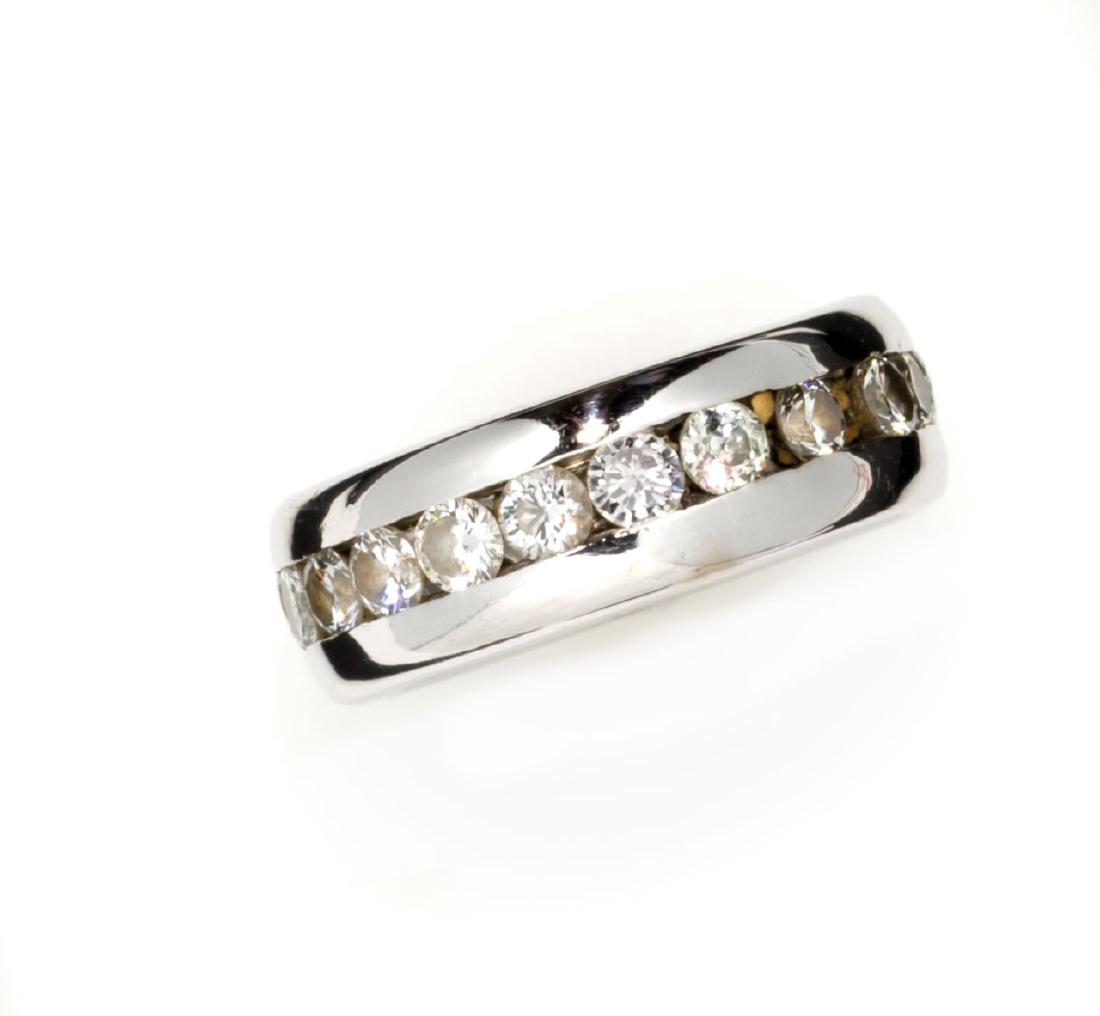 WHITE GOLD AND DIAMONDS ETERNITY RING (1 of 1)