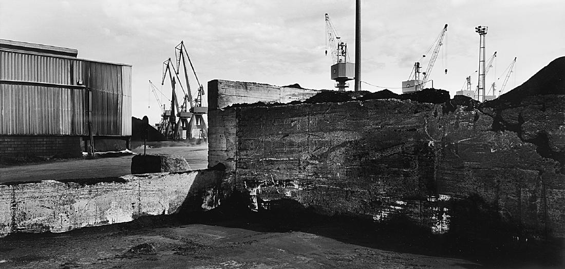 Gabriele Basilico (1944 - 2013): Bilbao, 1993-1994 Vintage gelatin silver print, cured by Mario De Stefanis Edition 2 of 15 Titled, dated, numbered and signed in pencil on verso Photographer's credit blind stamp on white recto margin