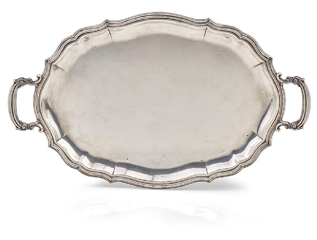 ITALIAN SILVER TRAY, ALESSANDRIA, ITALIA (1 of 1)