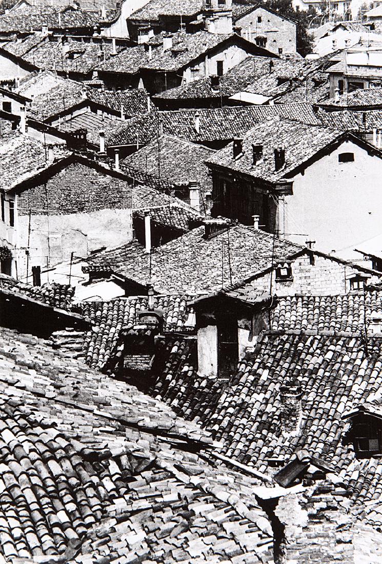 GABRIELE BASILICO - Novi, years 1970: cm 37 x 25,2 Vintage gelatin silver print Photographer's credit stamp on the verso This lot is subject to Artists Resale Rights