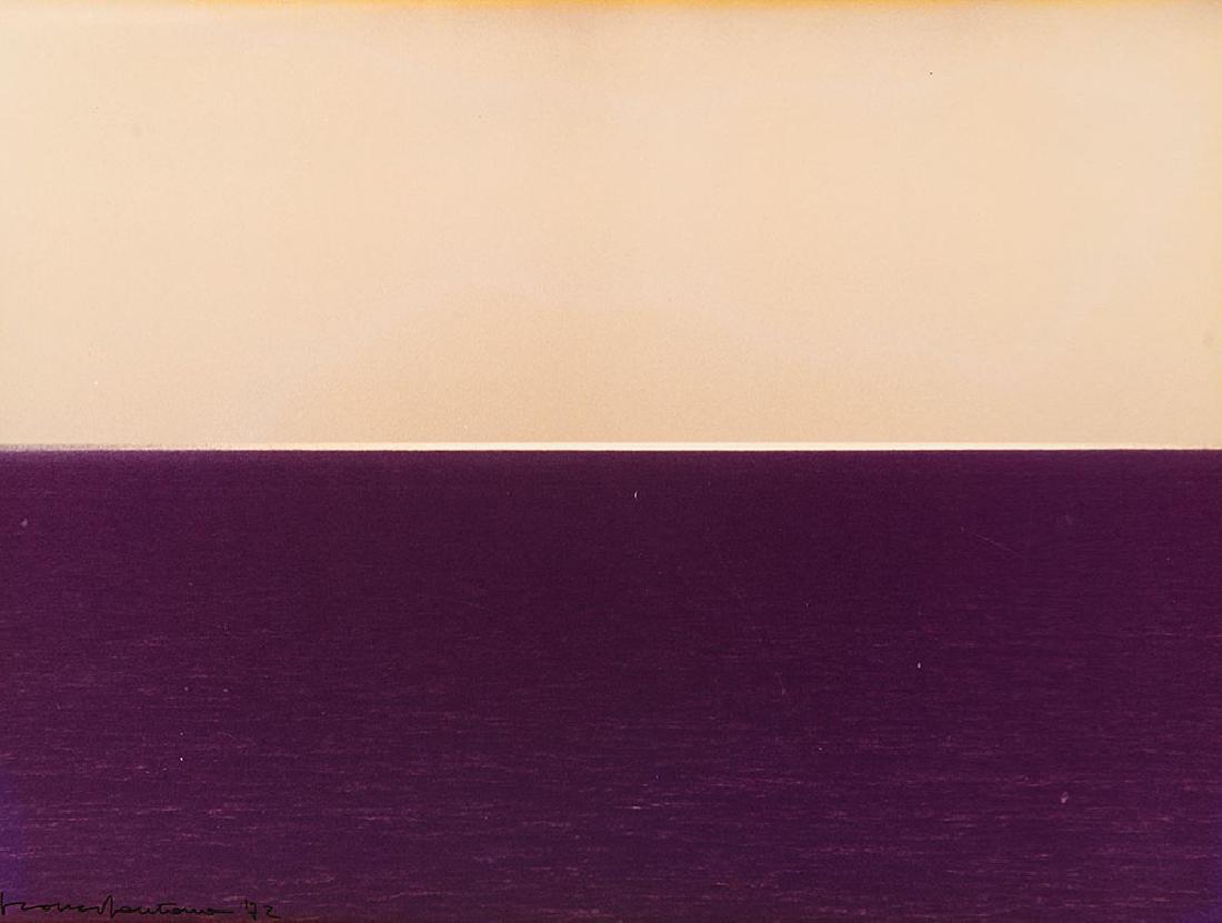 Franco Fontana - Seascape Ibiza: Vintage chromogenic print applied on alluminium cm 29,6 x 39 (cm 50,1 x 70 lastra in alluminio) Signed and dated in black ink on the image