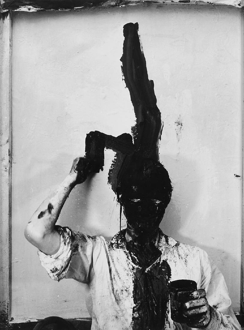 Gunter Brus - Actionism The Sixties, Buch: Gelatin silver print, printed later cm 25,7 x 19 Edition 30 of 47 Signed and numbered in black ink on the verso EXHIBITIONSPercorsi paralleli. La Collezione Mario Trevisan,Â Museo di Santa Giulia, B