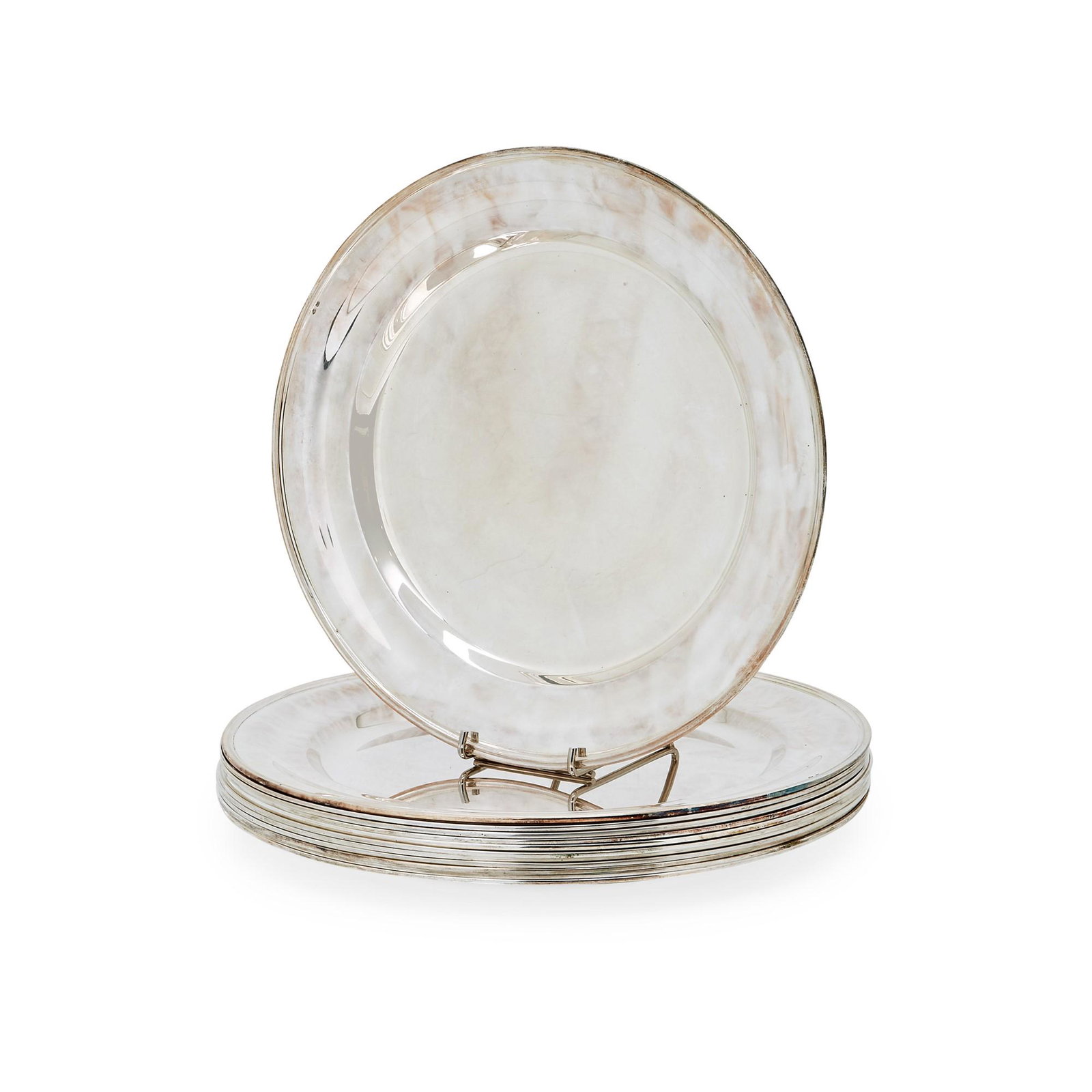 A set of twelve silver dishes, Italy, 20th century (1 of 1)