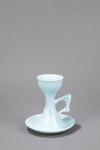 Antonia Campi - Egg cup C 205: Egg cup C 205, 1953 h 10,6 cm x diam 10 cm strong earthenware. SocietÃ Ceramica Italiana di Laveno. LITERATUREAnty Pansera, Antonia Campi. CreativitÃ , forma e funzione. Catalogo ragionato,