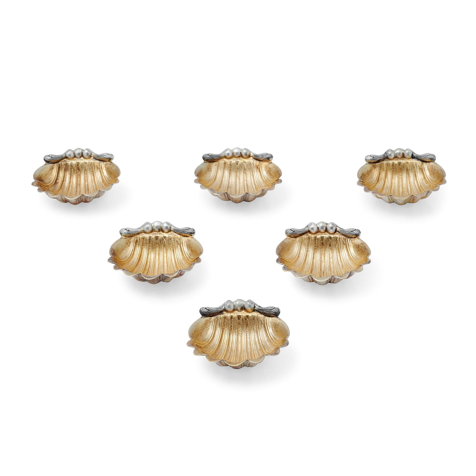 Petochi - Six silver salt shakers, Italy, 20th century , Petochi with box (1 of 1)