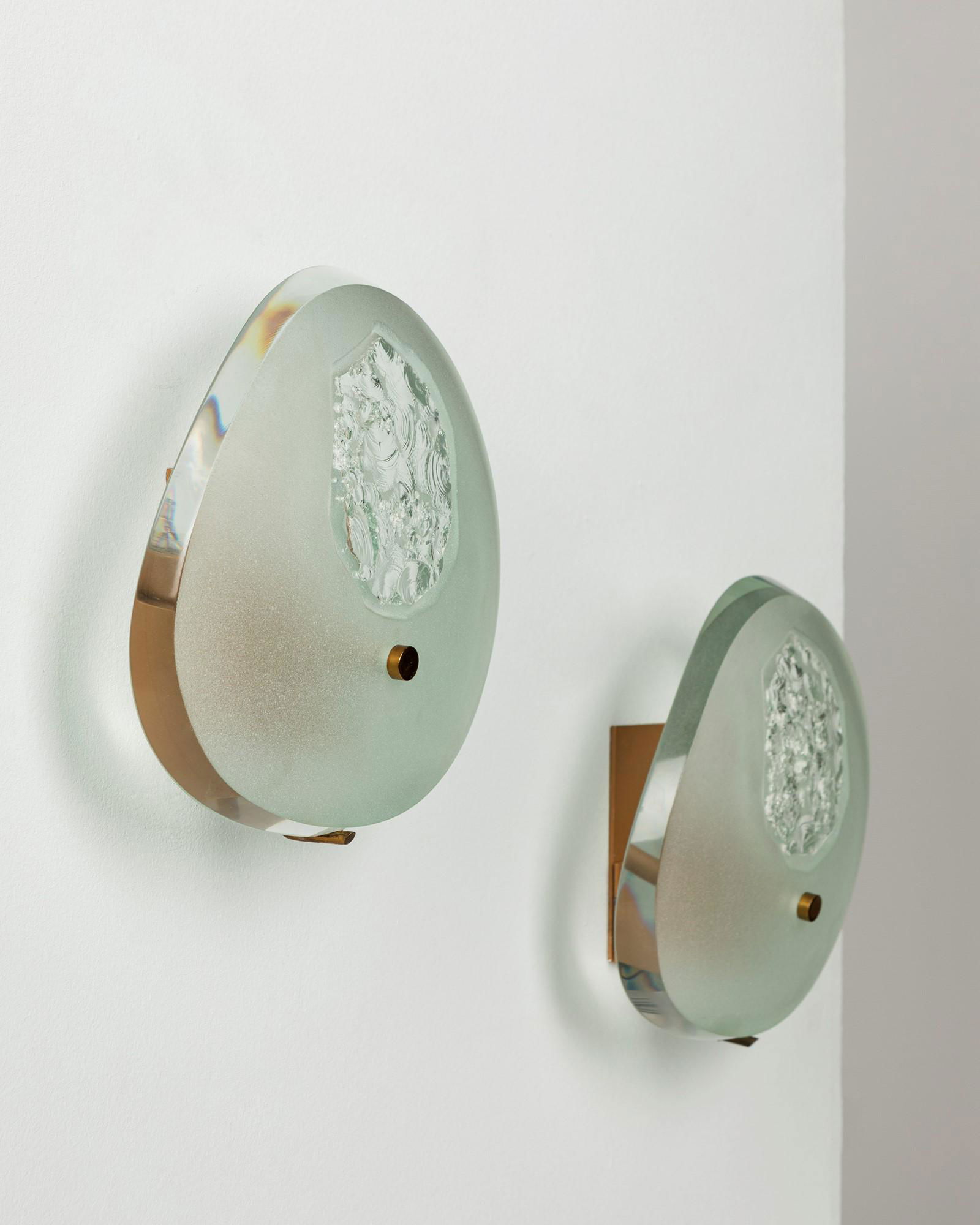 Max Ingrand (1908-1969)  - Two wall lamps, 1950 ca. (1 of 1)