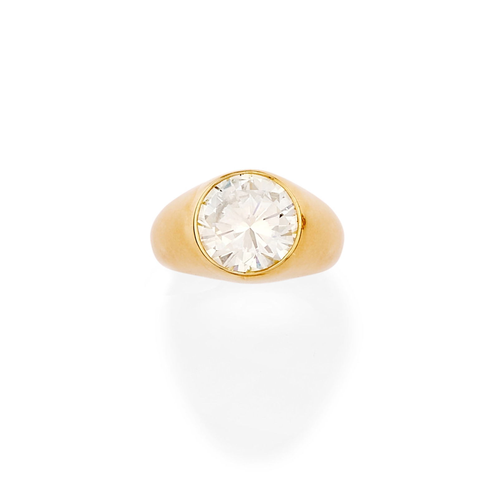 Diamond ring, 18k yellow gold (1 of 1)