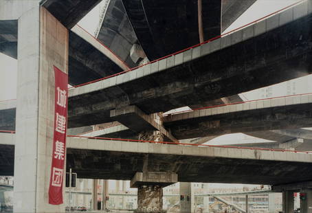 Olivo Barbieri (1954) - Shangai, 1990s: Vintage C-print cm 123 x 182 | 48.4 x 71.7 in. Edition of 6Framed Work accompanied by Certificate of expertise released by Isabella Brancolini