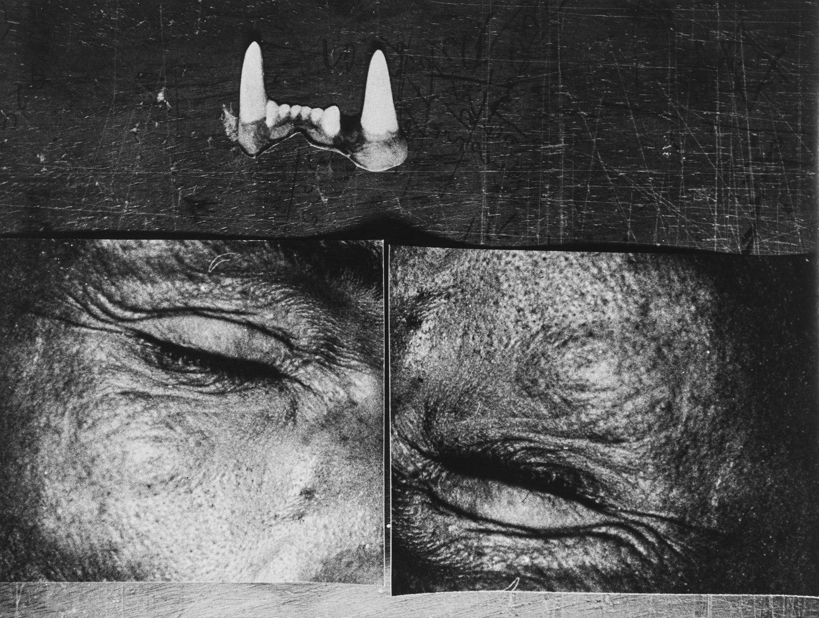 Miguel Rio Branco (1946) - "Unfinished" Photo-Sketch-Book, 1980: Vintage gelatin silver print cm 18 x 24 | 7.1 x 9.4 in. Photographer's credit stamp on the verso