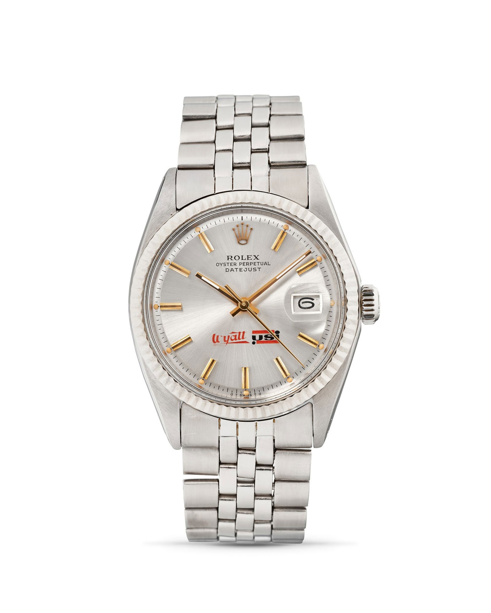Rolex Datejust 1601 personalized for Wyatt Usi ,70s (1 of 1)