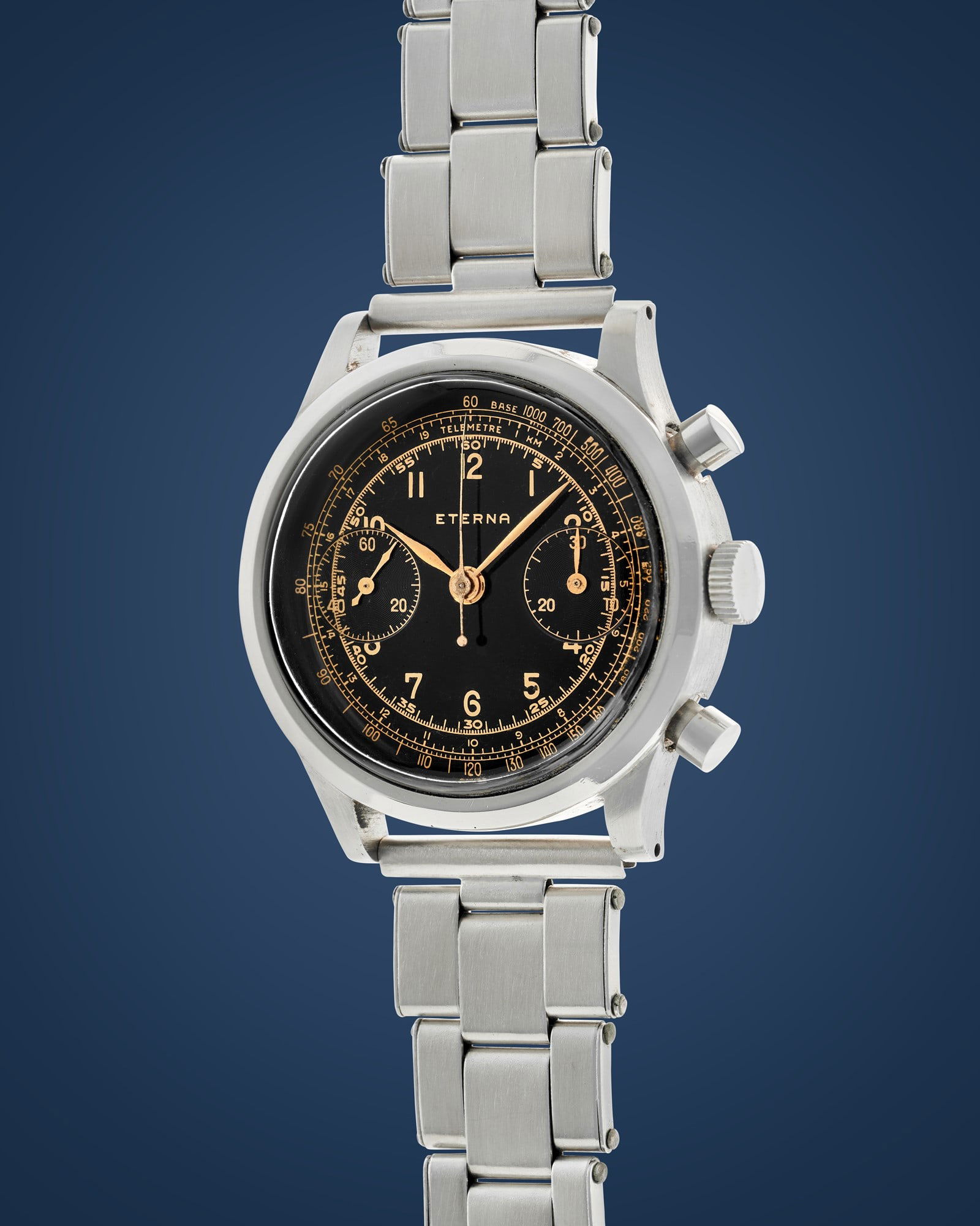 Eterna Clamshell chronograph ,40s (1 of 2)