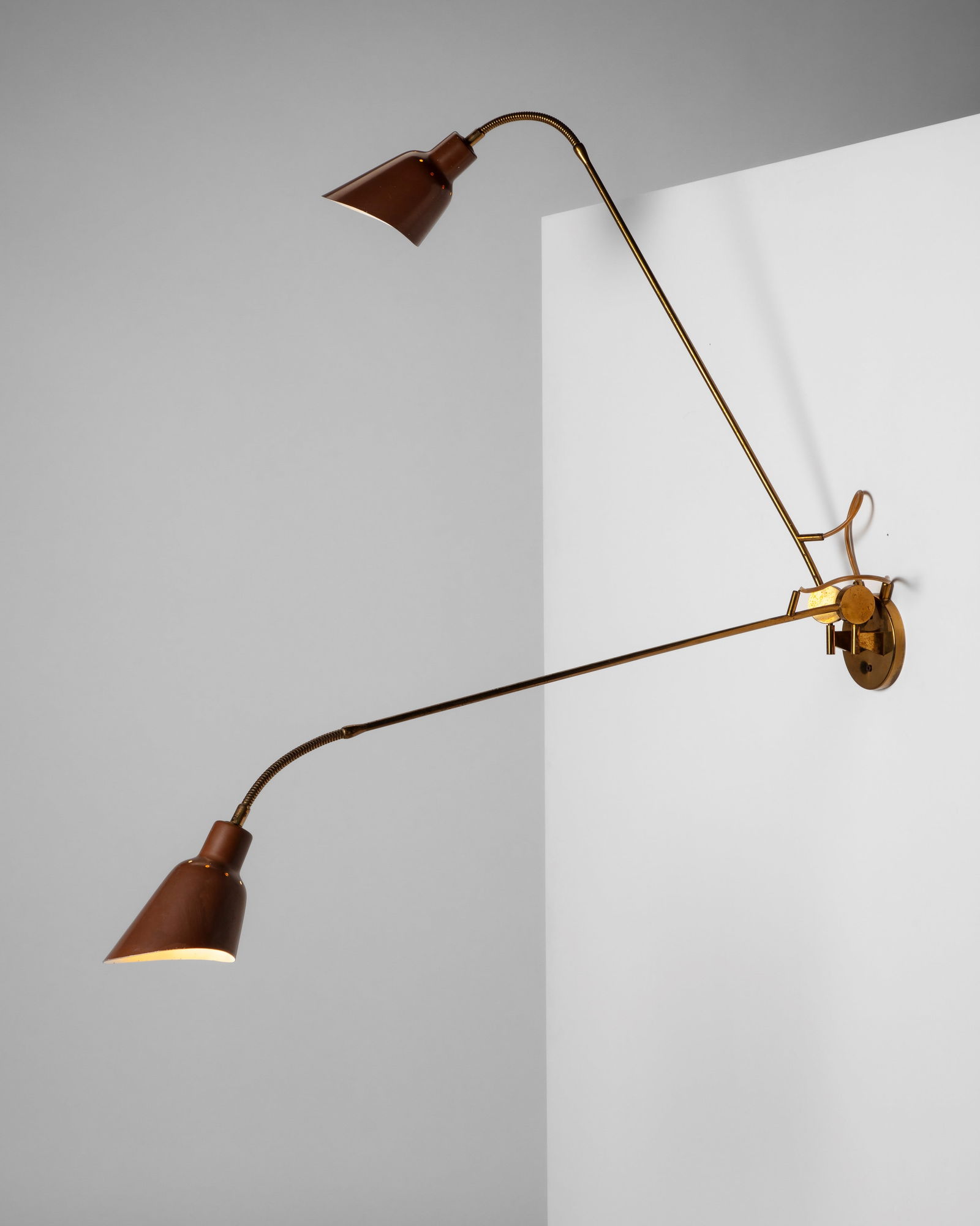 Angelo Lelii - Adjustable wall lamp, 1952 circa (1 of 6)