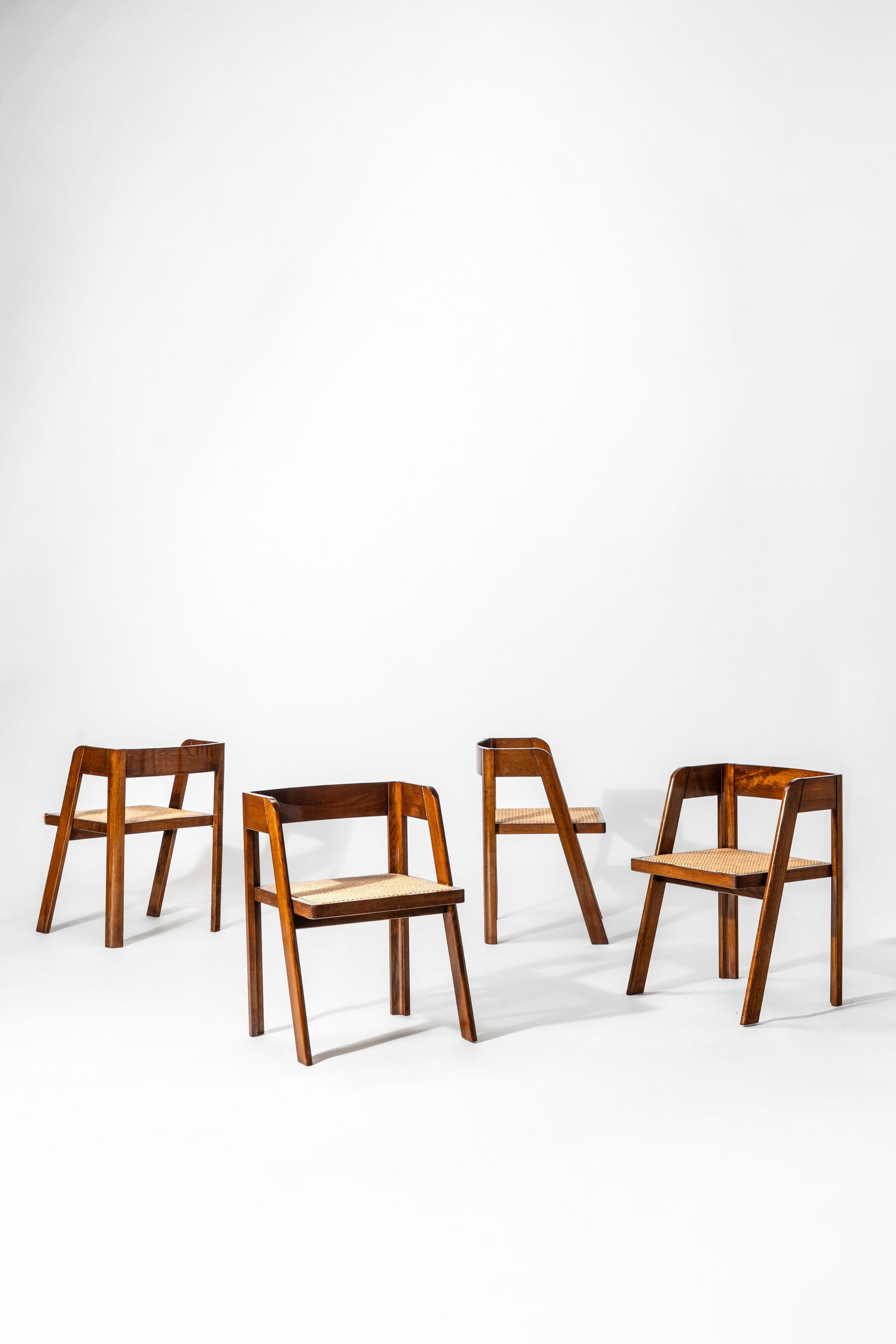 Tito Agnoli - Set of four chairs from the 'Programma C' collection, 1970 circa (1 of 3)