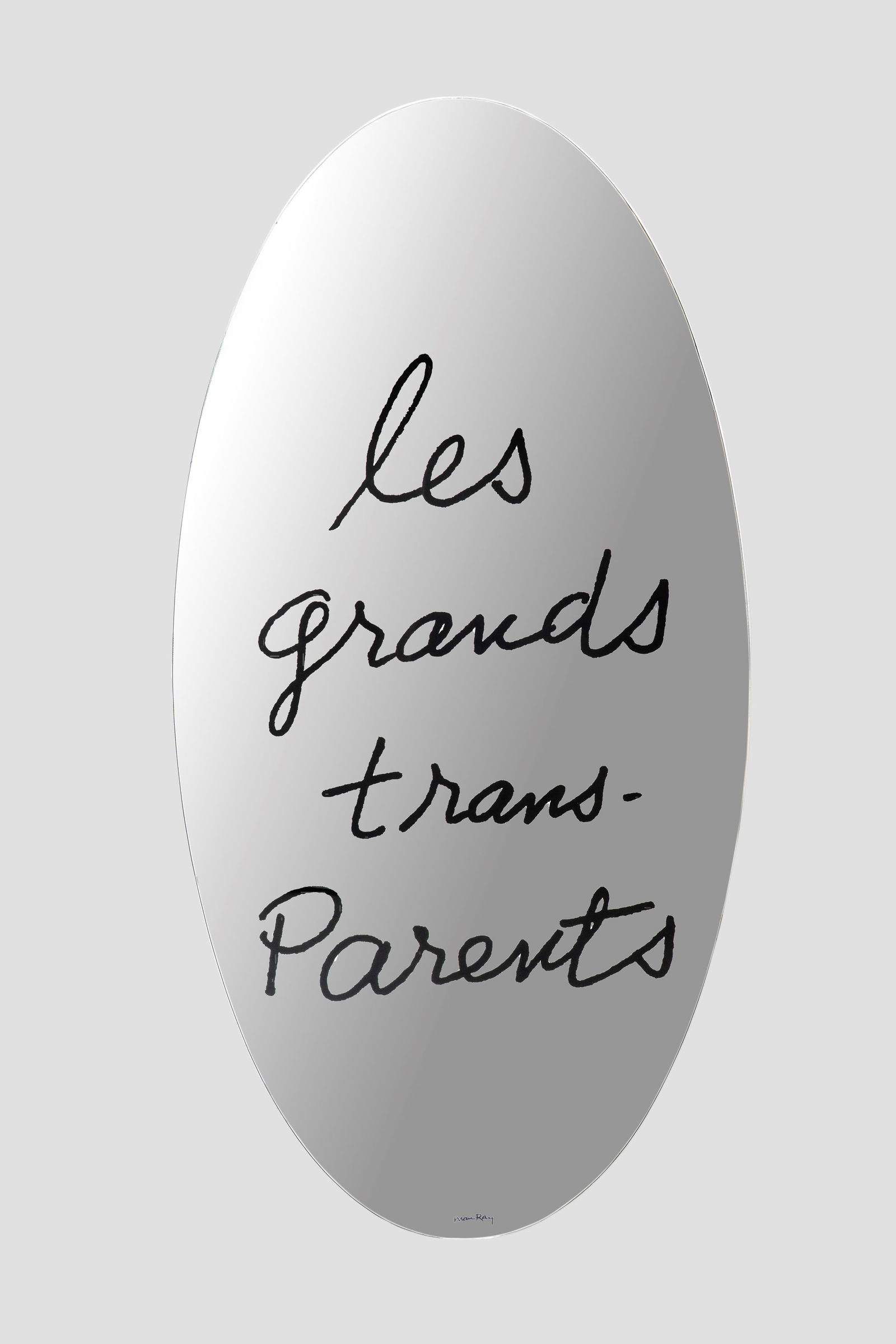 Man Ray (Filadelfia 1890 - Parigi 1976) - Mirror model 'Les grands Trans-Parents', 1938: 180 x 91 cm Mirror model 'Les grands Trans-Parents', designed for the Ultramobile collectiondesigned in 1938executed in 1980 circaglass, lacquered wood, metal, rubberSimon International edition, San L